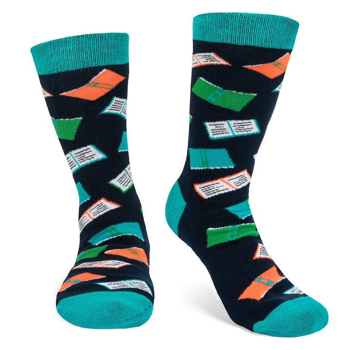 Lavley - So Many Books Socks Gift for Readers, Unisex Men and Women