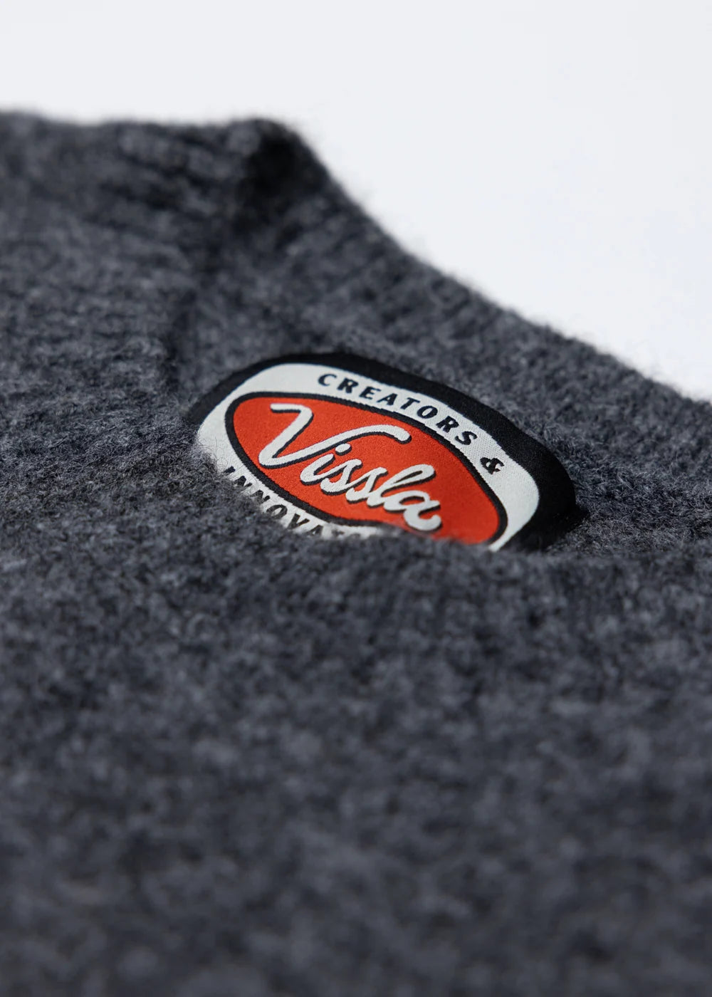Vissla Men’s Presley Crew Neck Eco Sweater - Black Heather 2