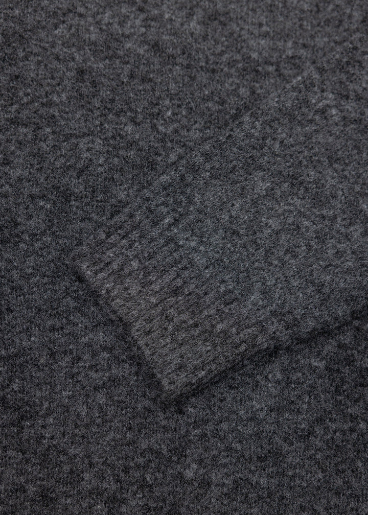 Vissla Men’s Presley Crew Neck Eco Sweater - Black Heather 1