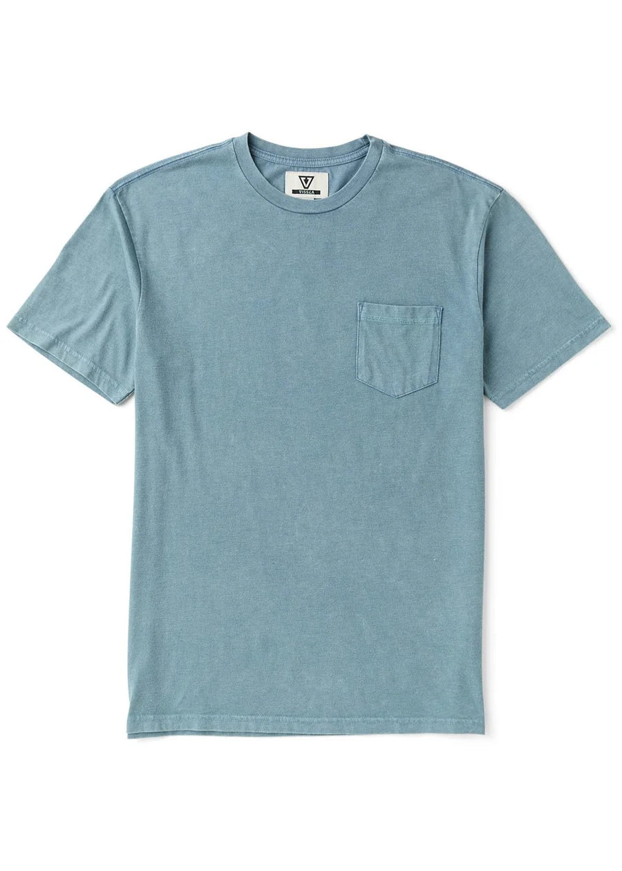 Vissla Men's Solid Sets Cosmic Wash Pkt Tee - Blue haze 