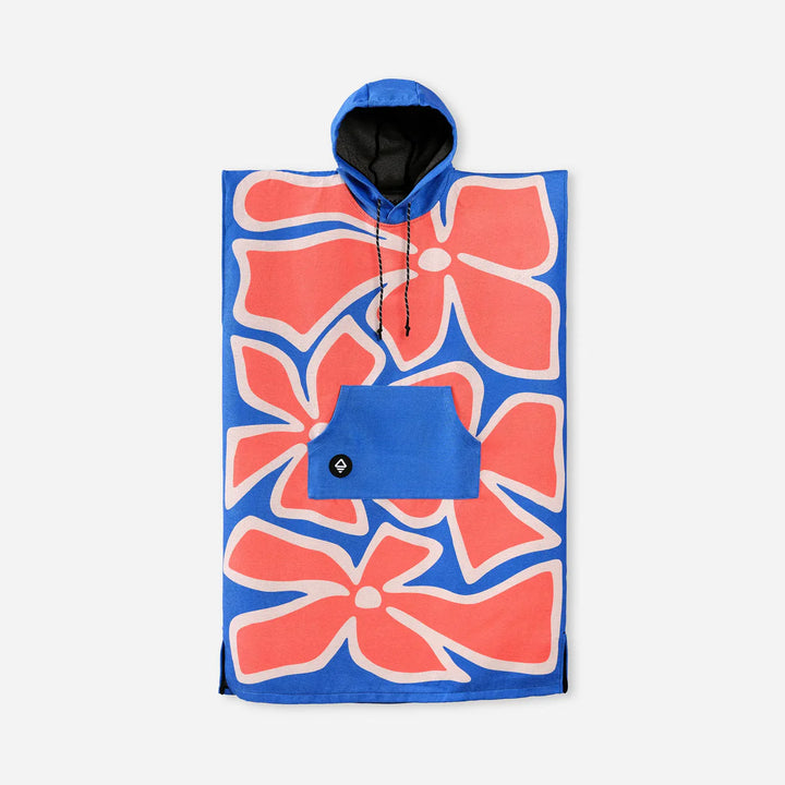 Nomadix Changing Poncho: Wild Flowers Stellar Blue Red
