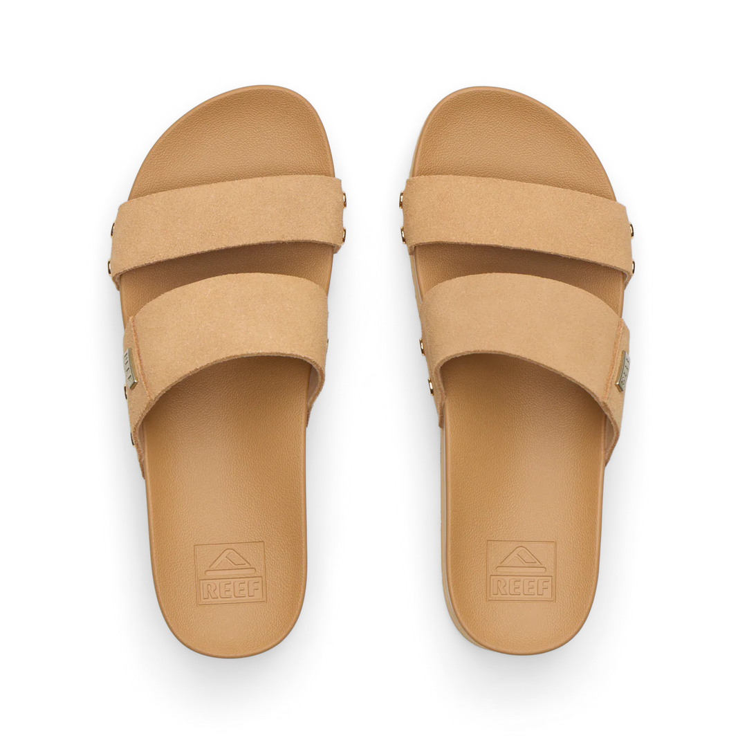 Reef Women’s Vista Higher Cleo Sandal - Tan Suede 6