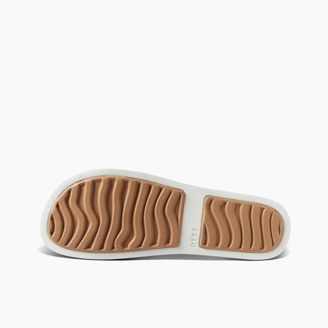 Reef Women’s Water Vista Slide Sandals - White/Tan 3