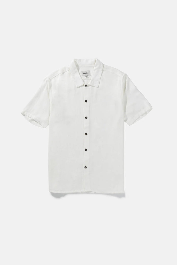 Rhythm Men’s Textured Linen Shirt - Natural 4