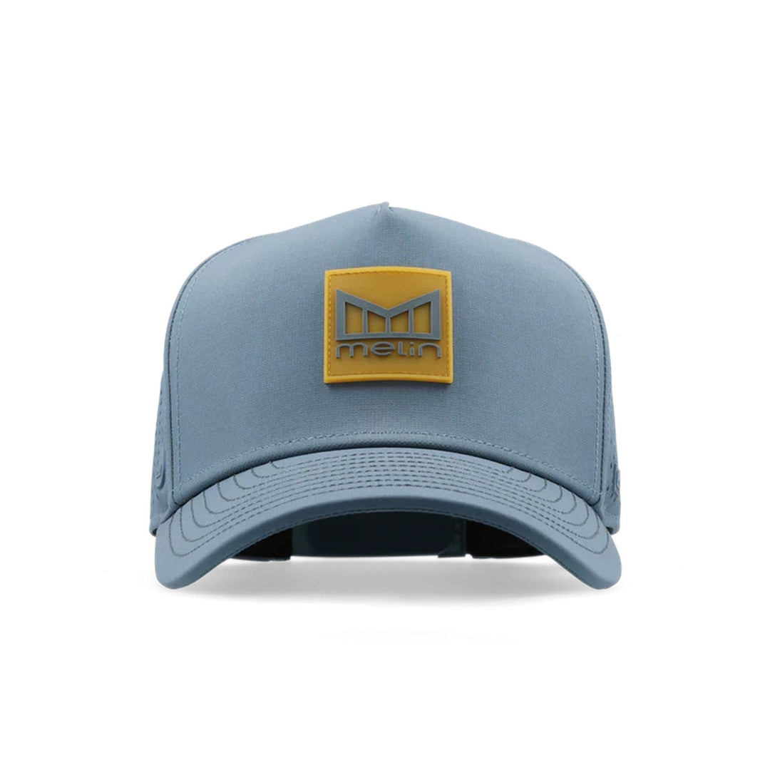 Melin Odysea Stacked Hydro Performance Hat - Blue Stone/Gum 1