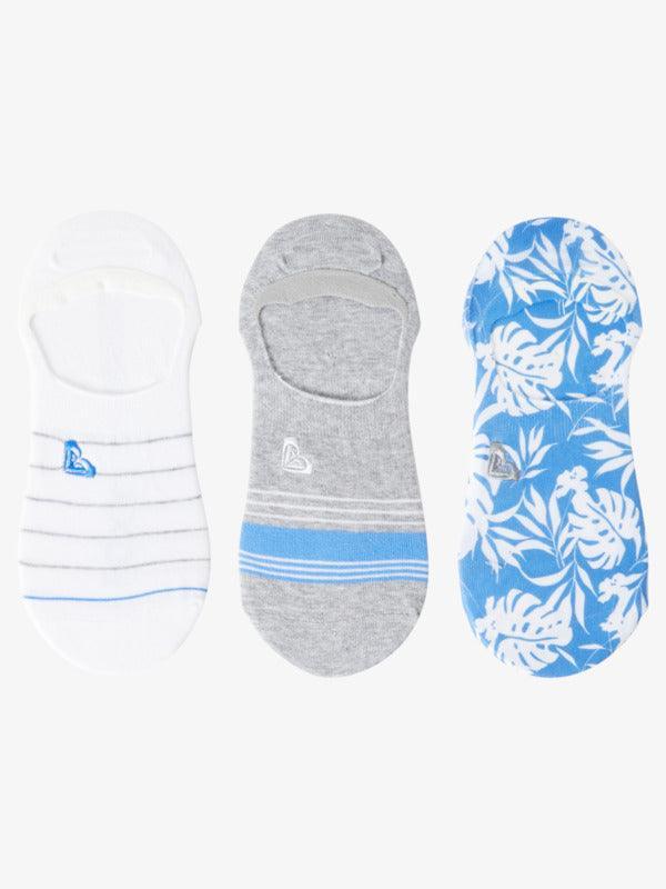 3-Pack Roxy No-Show Socks - SoHa Surf Shop