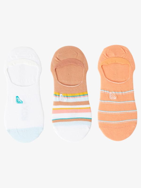 3-Pack Roxy No-Show Socks - SoHa Surf Shop