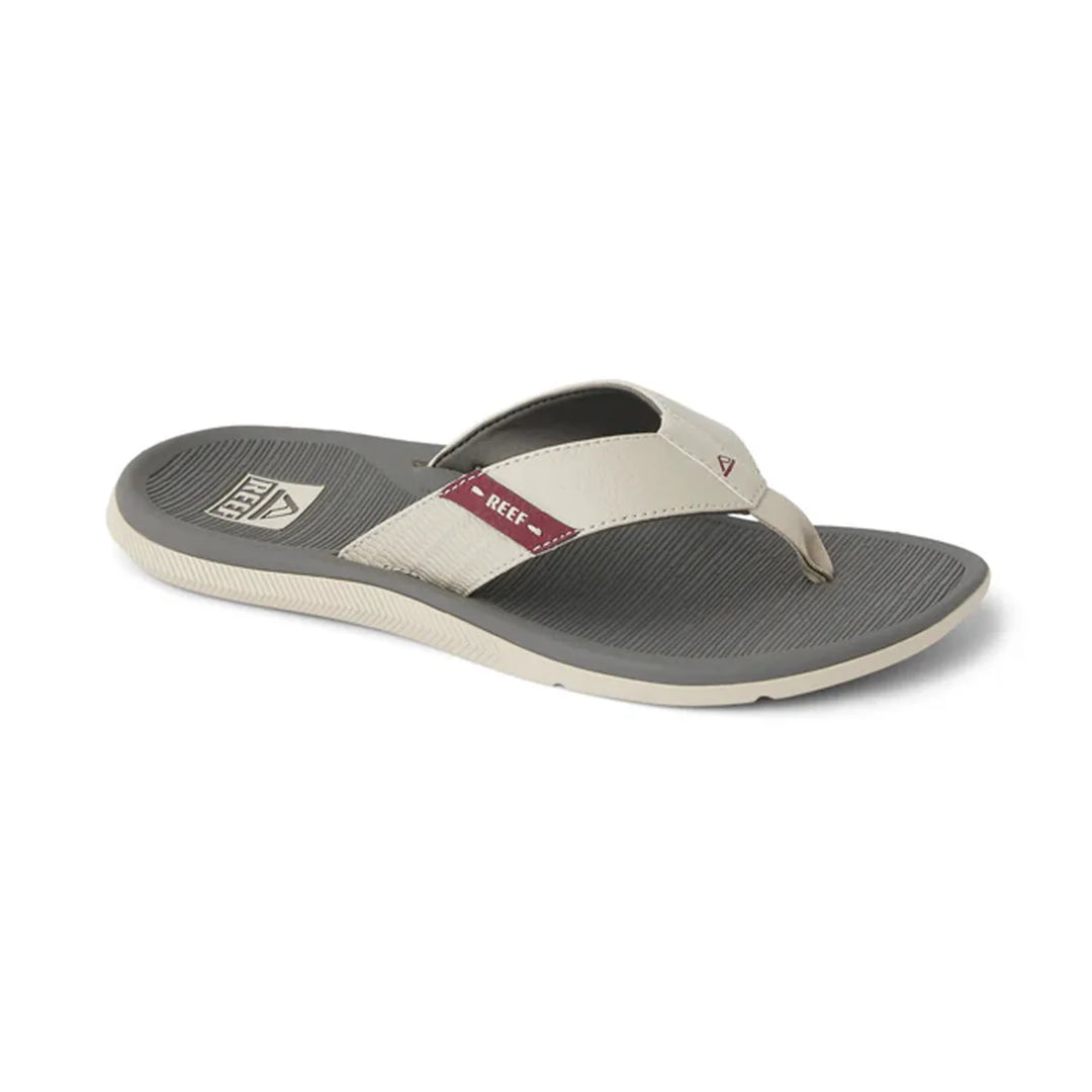 Reef Men’s Santa Ana Sandal - Tan/Grey/Maroon 