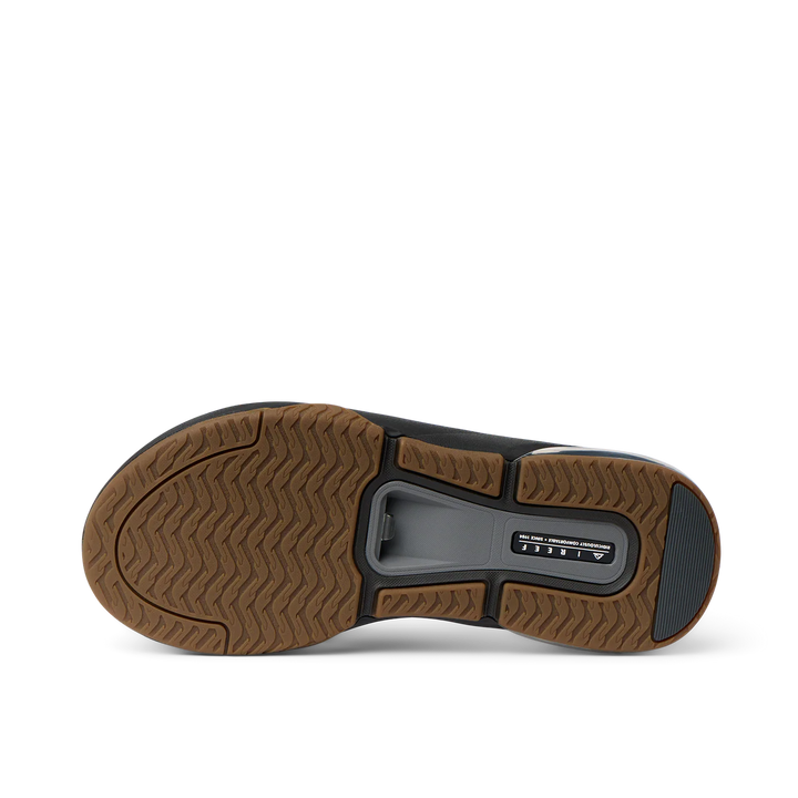 Reef Men’s Fanning + Sandal - Black/Gum 9