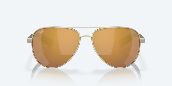 Costa Peli 580G Sunglasses - Brushed Gold/Gold Mirror 1