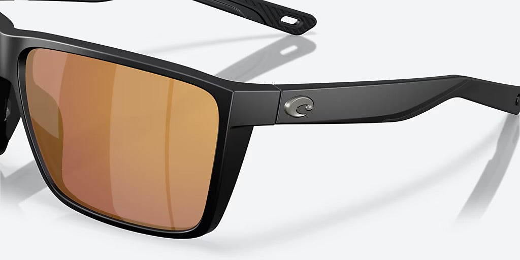Costa Rincon II 580G Sunglasses - Matte Black/Gold Mirror 5