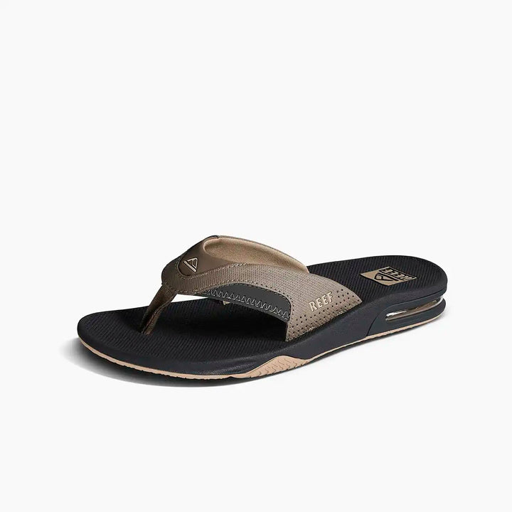Reef Men’s Fanning Sandals - Fossil/Raven 3