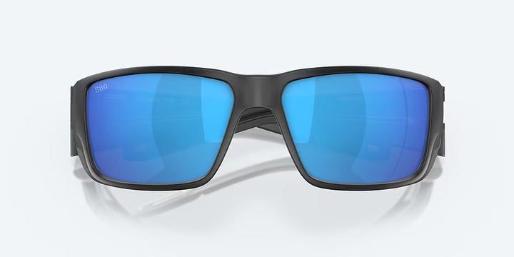 Costa Blackfin Pro 580G Sunglasses - Matte Black/Blue Mirror 4