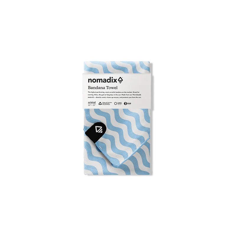 Nomadix Bandana Towel: Calm Seas Pale Blue Sky 1