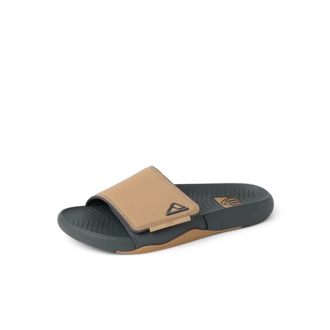 Reef Men’s Phantom Slab Sandals - Black/Tan 4