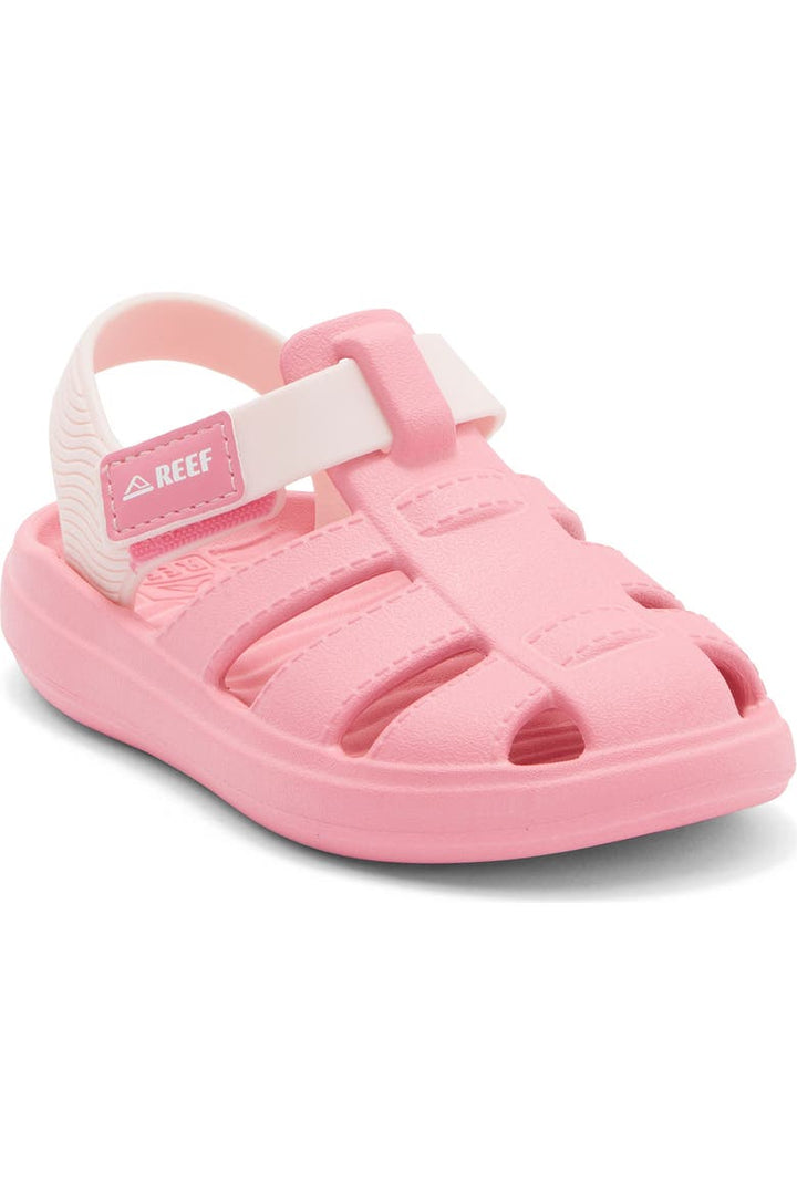 Reef Kids Totally Beachin Sandal in Pink - side view