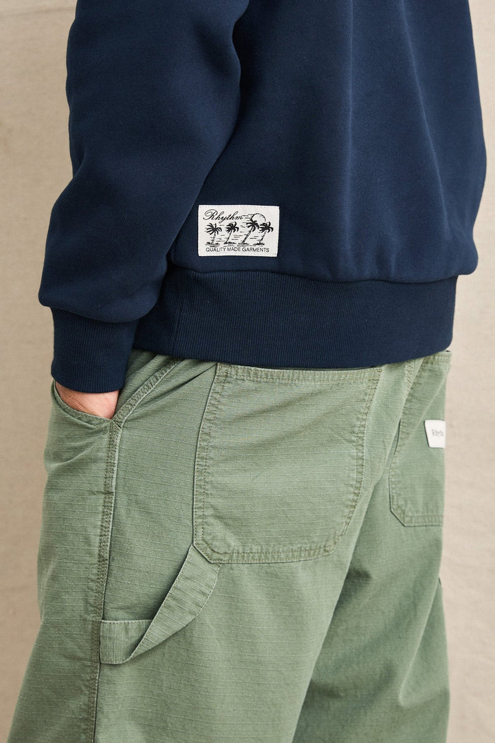 Rhythm Men’s Pacific Vintage Fleece - Blue 5