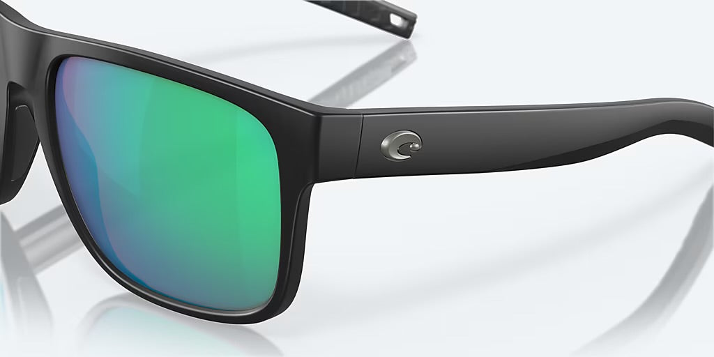 Costa Spearo XL 580G Sunglasses - Matte Black/Green Mirror 5