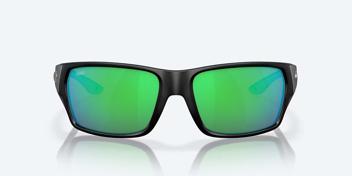 Costa Tailfin 580G Sunglasses - Matte Black/Green Mirror 580G 1
