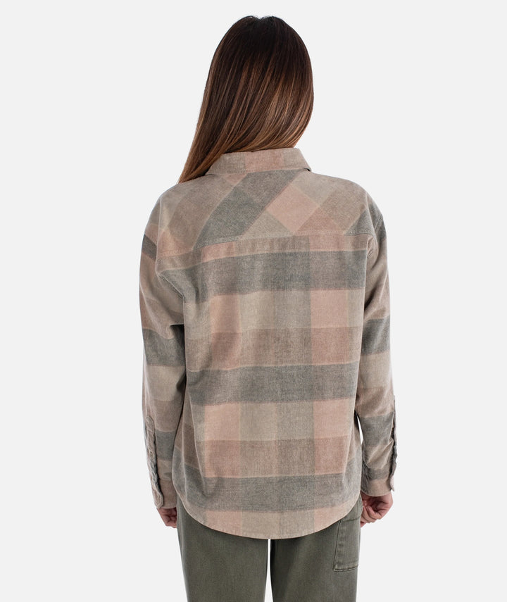 Jetty Women’s Alpine Corduroy Shirt - Mauve 3