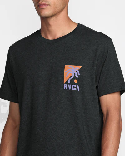 RVCA Men's Nate Harbor Tee - Black 2