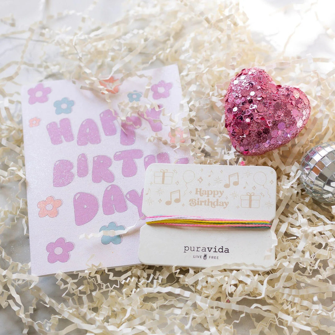Pura Vida Happy Birthday Bracelet Card 4