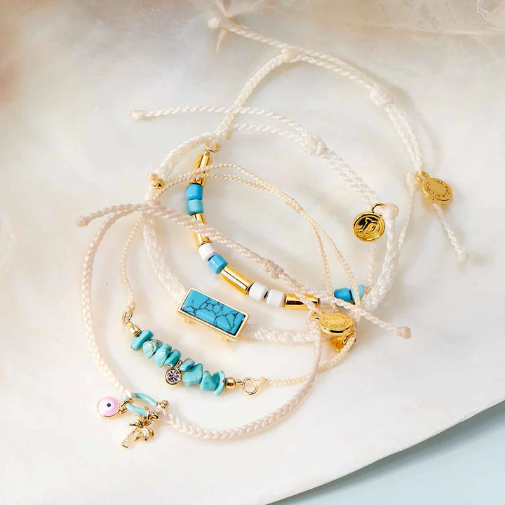 Tulum Gold Charm Bracelet