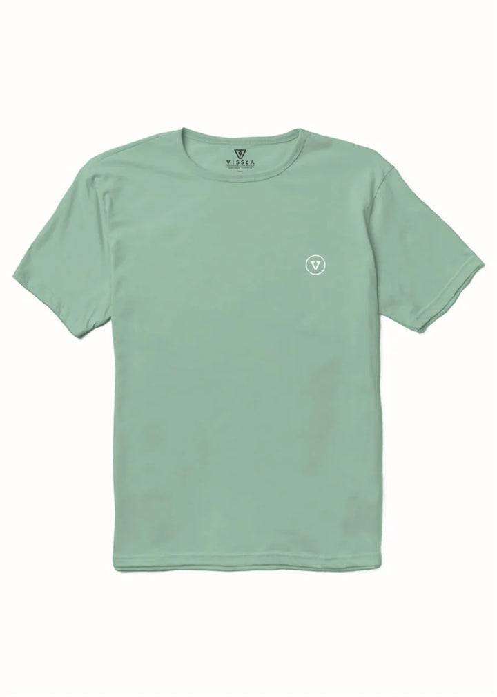 Vissla Men’s Coastliner Organic Tee - Jade 1