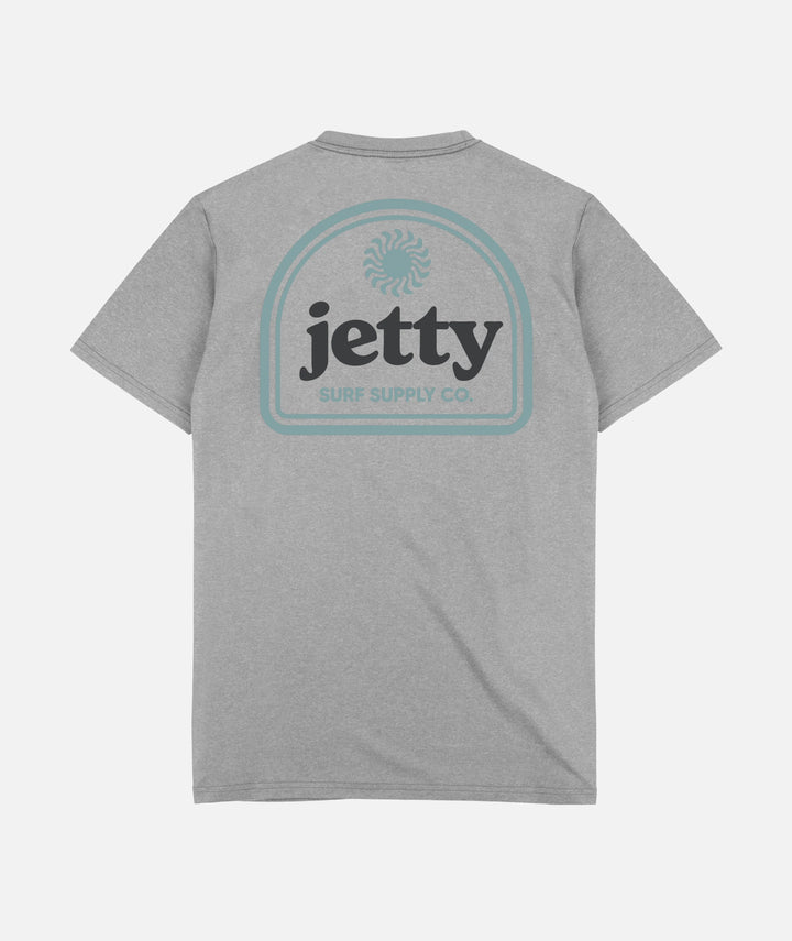 Jetty Men’s Striker UV Surf Shirt - Grey 