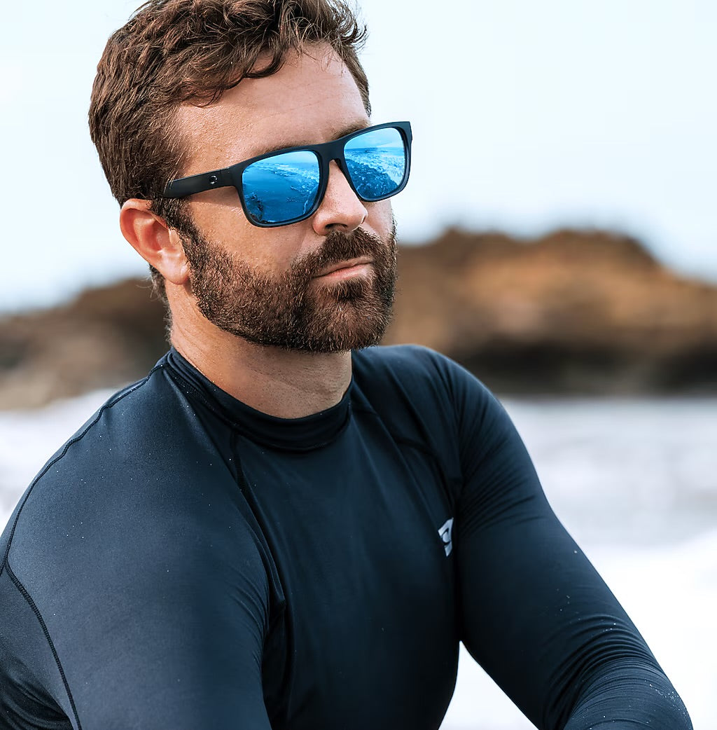 Costa Spearo XL 580G Sunglasses - Matte Black/Blue Mirror 2