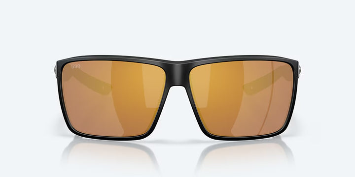 Costa Rincon II 580G Sunglasses - Matte Black/Gold Mirror 1