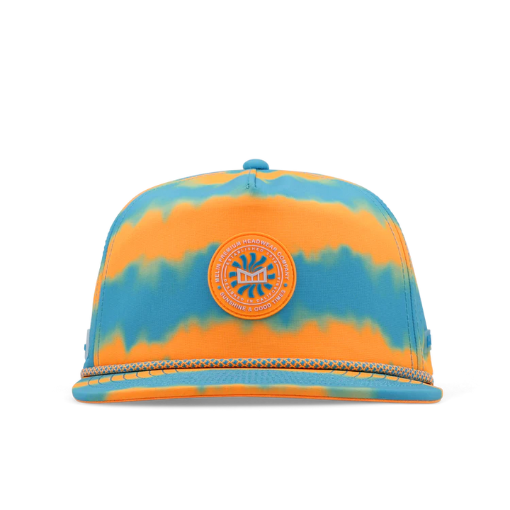 Melin Coronado Neon Tie Dye Hydro Performance Hat - Turquoise 1