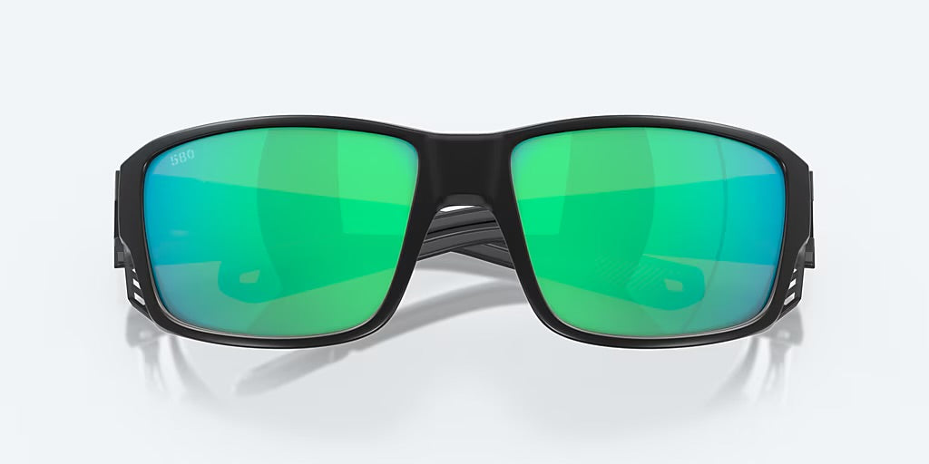 Costa Tuna Alley Pro 580G Sunglasses - Black/Green Mirror 4