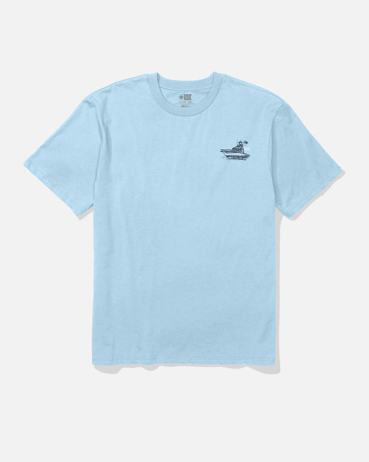Salty Crew Men’s On Board Classic SS Tee - Clear Sky 1