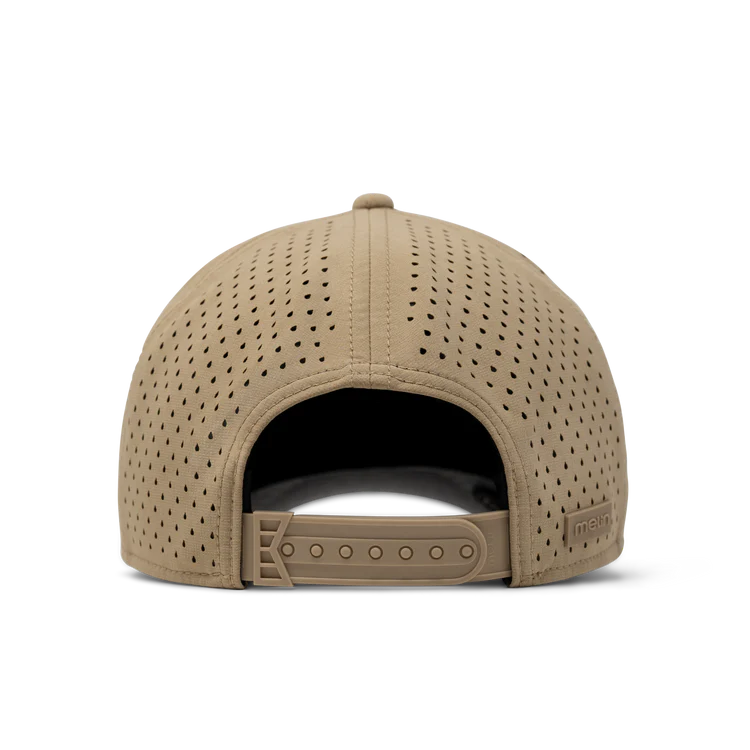 Melin Odysea Rope Bulls Icon Performance Hat - Dark Khaki/Black 3