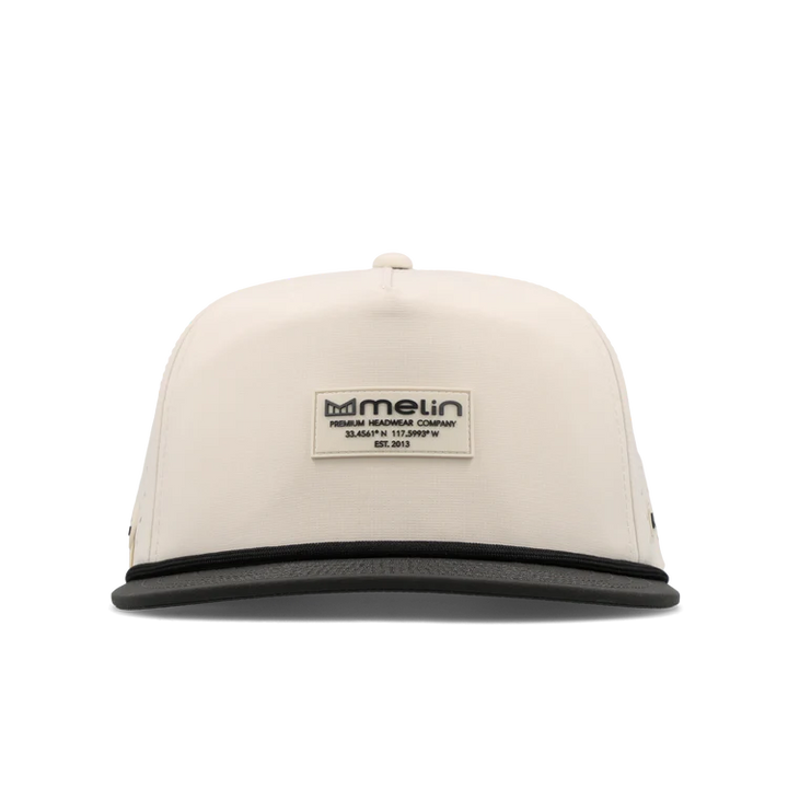 Melin Coronado Brick Hydro Performance Hat - Moonbeam/Pirate Black 1