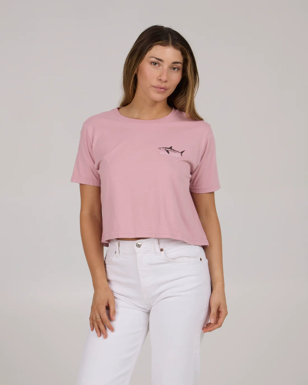Salty Crew Women’s Brother Bruce Crop Tee - Warm Liliac 