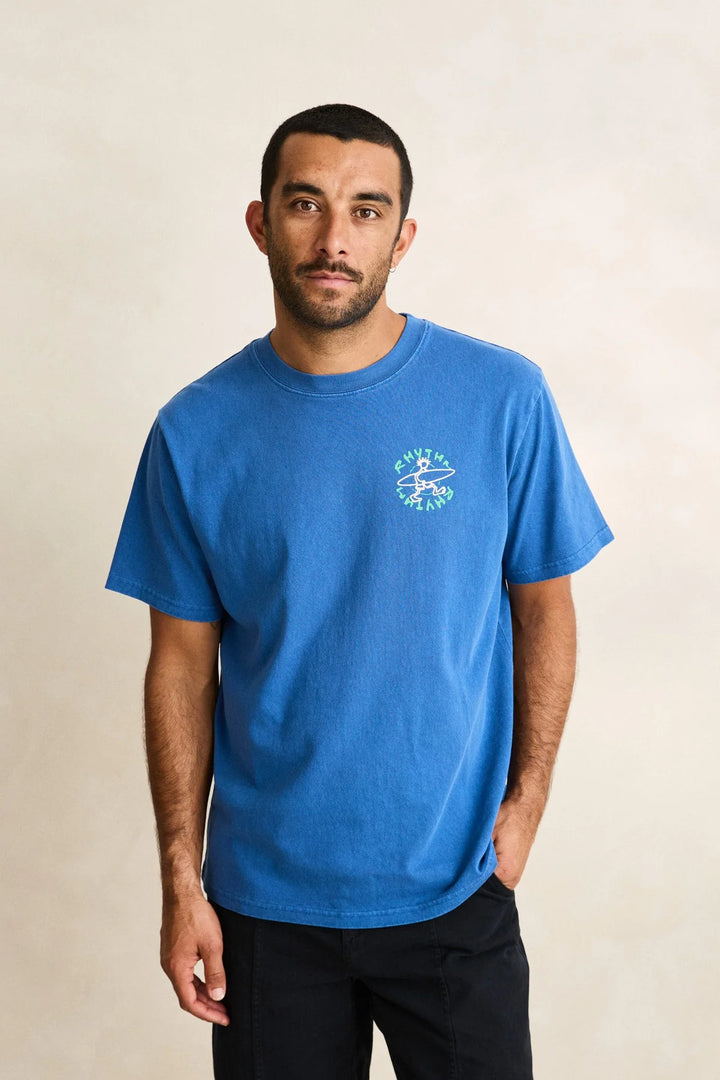 Rhythm Men’s Jaunt Vintage TShirt - Cobalt 5