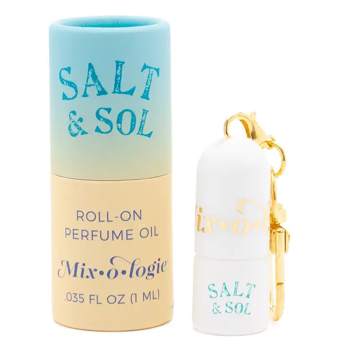 Mixology Salt &amp; Sol | Keychain Mini Roll-On Perfume (1 mL)