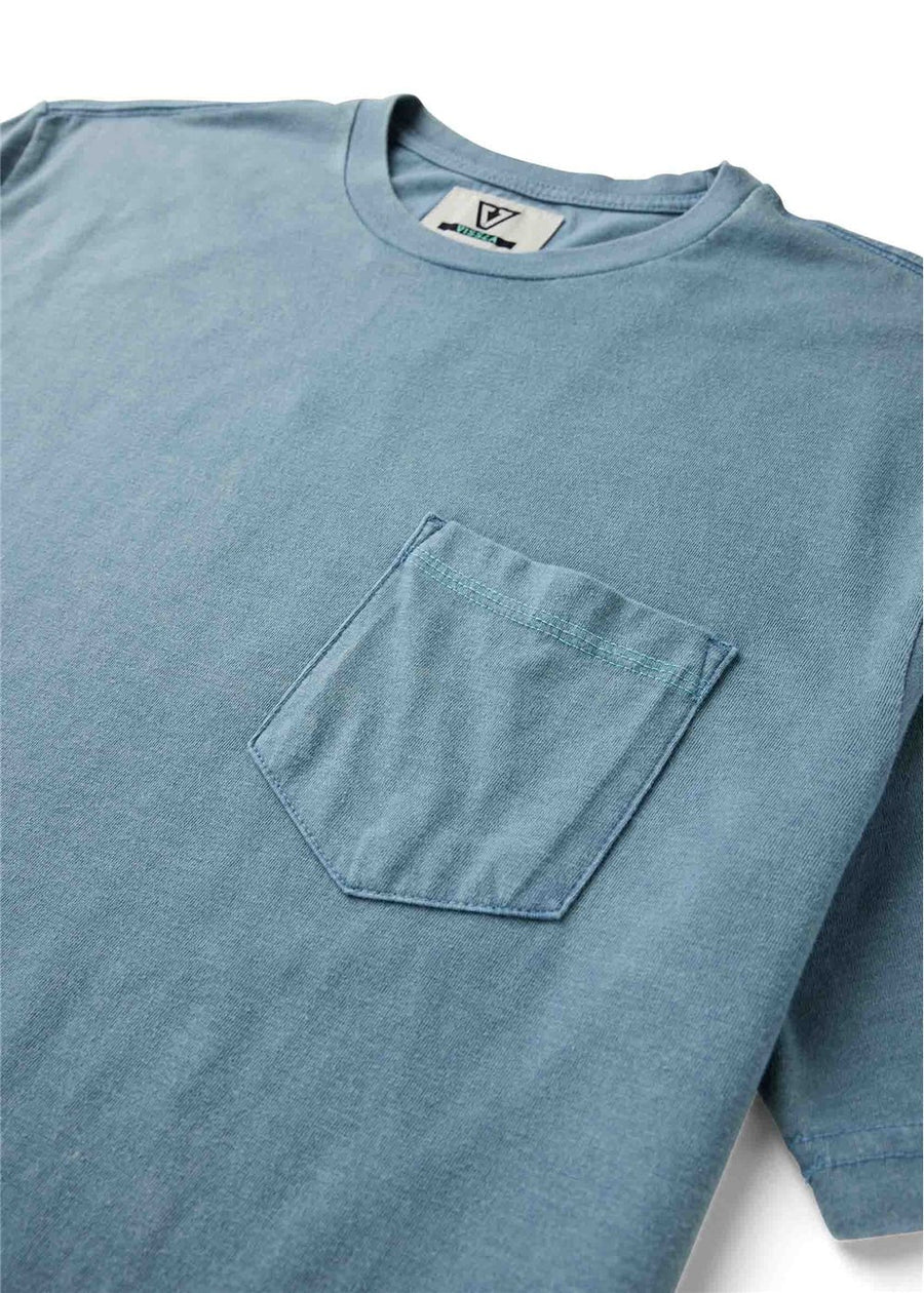 Vissla Men's Solid Sets Cosmic Wash Pkt Tee - Blue haze 2