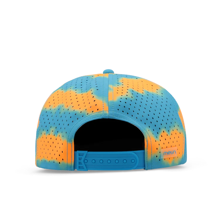 Melin Coronado Neon Tie Dye Hydro Performance Hat - Turquoise 3