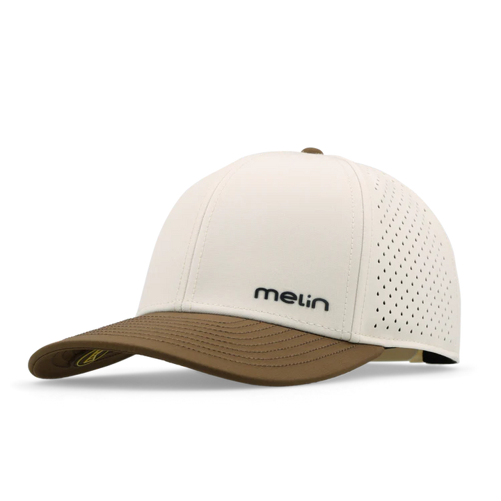 Melin Compass Hydro Performance Hat Yellow Jacket front view water-friendly cap