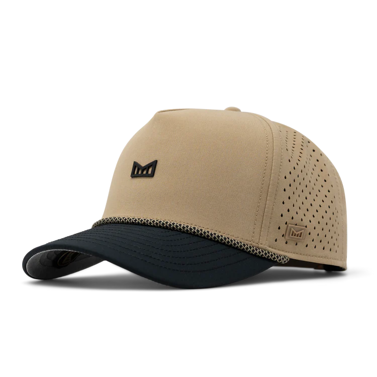 Melin Odysea Rope Bulls Icon Performance Hat - Dark Khaki/Black 