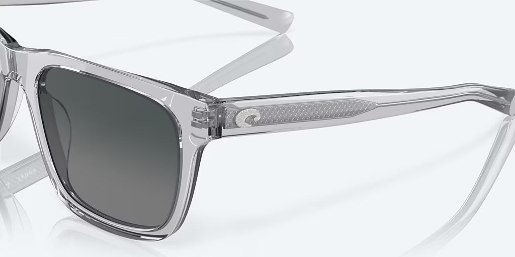 Costa Tybee 580G Sunglasses - Shiny Light Gray Crystal/Grey Gradient 5