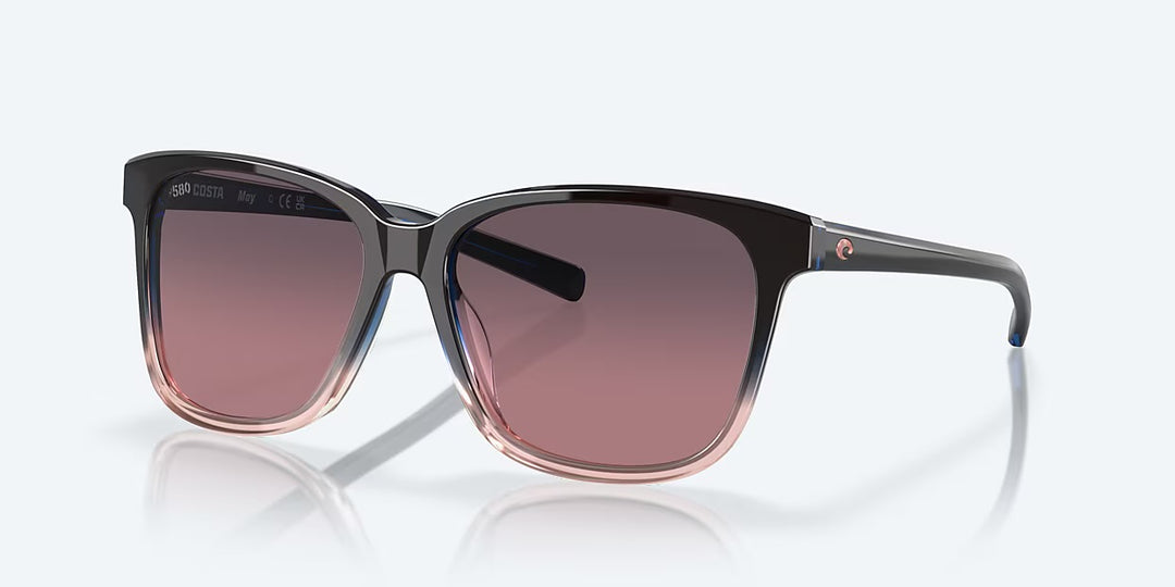 Costa May 580G Sunglasses - Pink Sand Rose Gradient 
