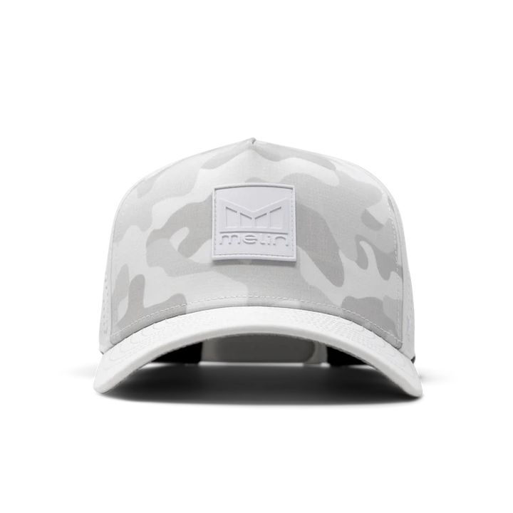 Melin Odysea Stacked Hydro Performance Hat  White Camo 1