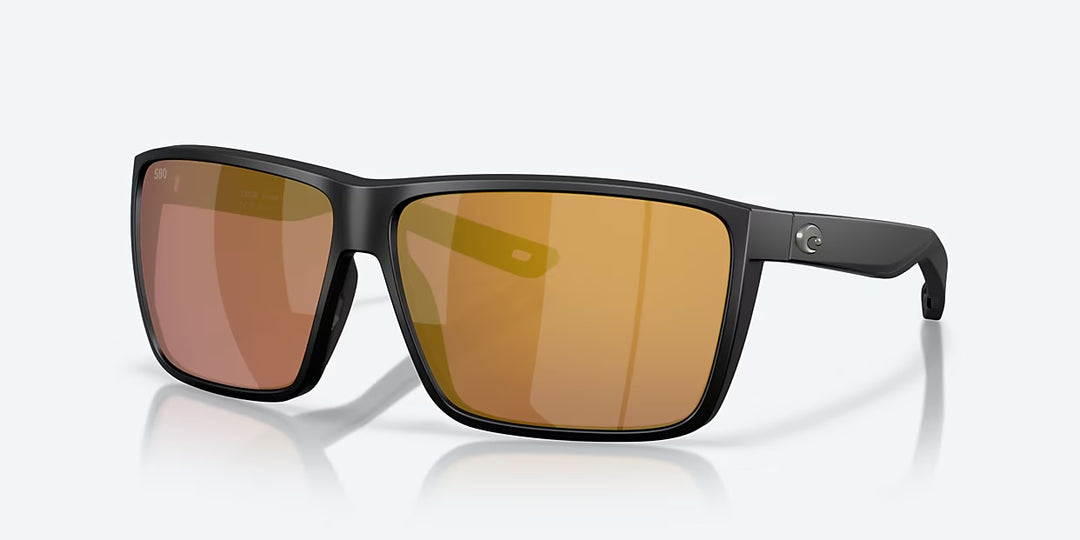 Costa Rincon II 580G Sunglasses - Matte Black/Gold Mirror 