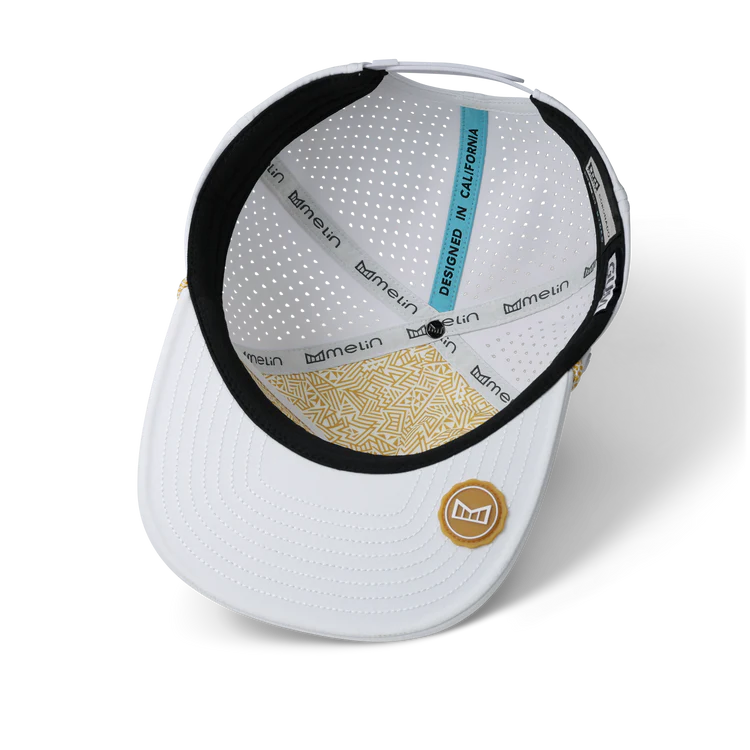 Melin Coronado Brick Hydro Performance Hat - White/Gum 4