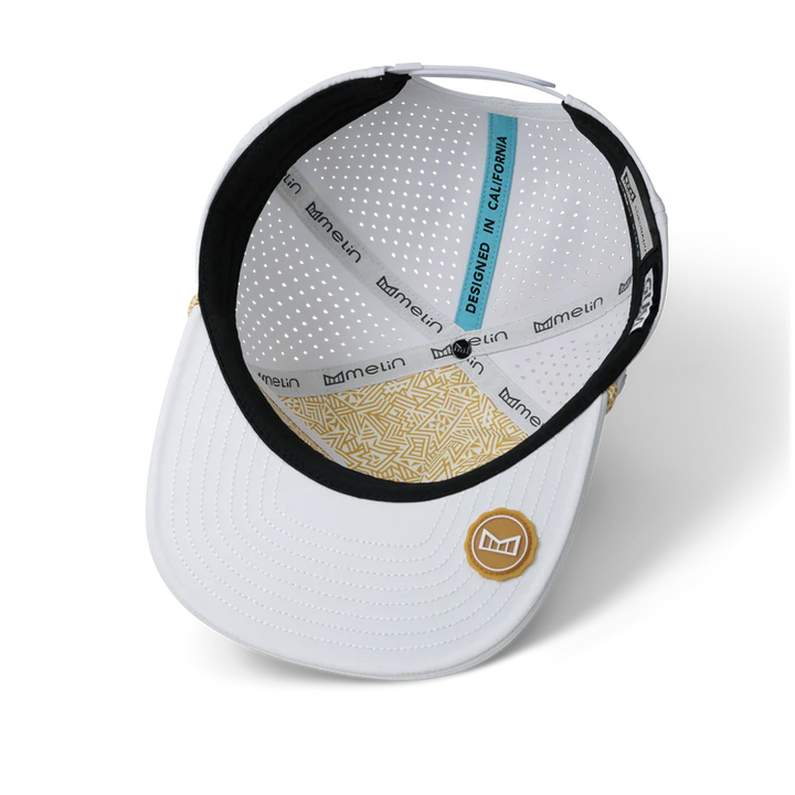 Melin Coronado Brick Hydro Performance Hat - White/Gum 4
