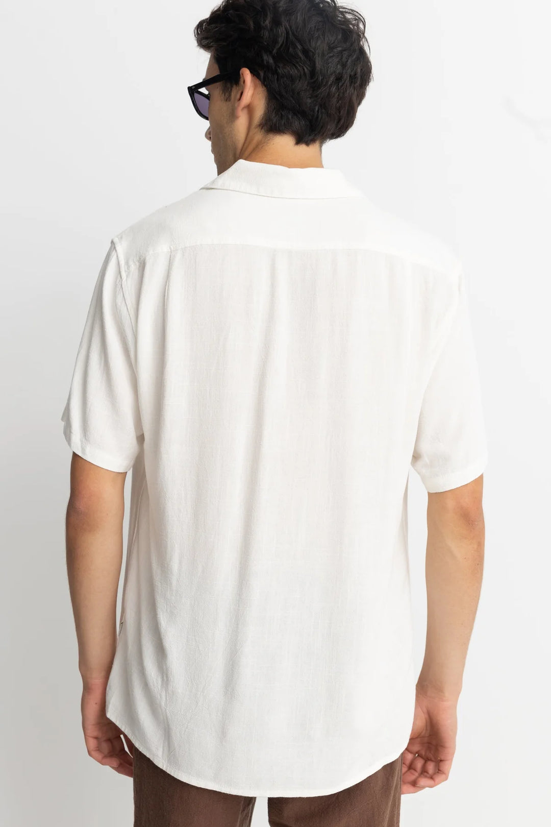 Rhythm Men’s Textured Linen Shirt - Natural 2